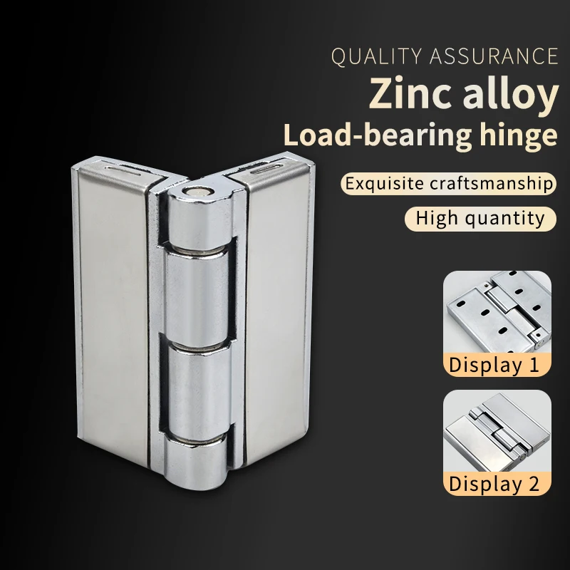 2.3/3.1/4 inch Commercial Grade Zinc Alloy Ball Bearing Heavy Duty Door Hinges Square cover hinge Industrial distribution box