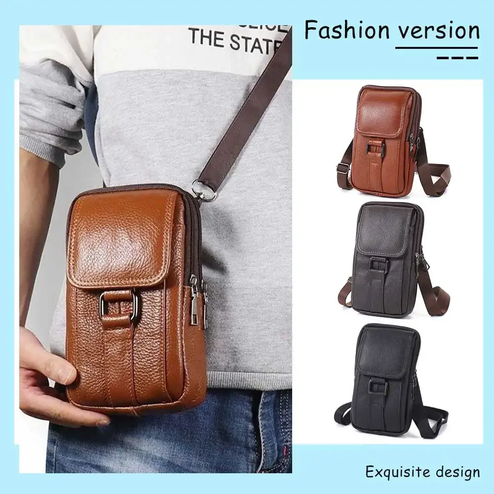 

New men's waist bag, multifunctional wearable belt, mobile phone bag, outdoor travel shoulder bag