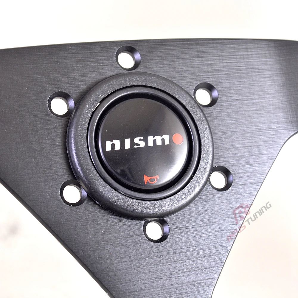 Universal JDM Style Mugen Ralliart Nismo Bride Race Racing Sport Steering Wheel Horn Button For Honda Mitsubishi Nissan