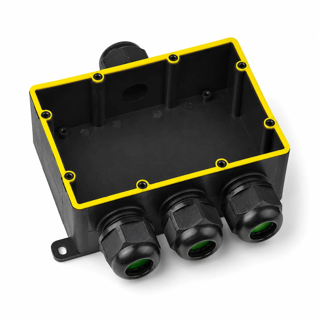 2-8 Way IP68 Waterproof Outdoor Electrical Junction Box M25 Multi Cable Gland Enclosure 450V for Power Distribution Wiring image 3