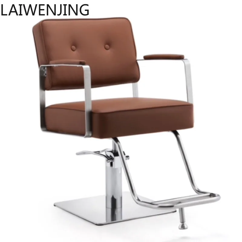 

MJY hair salon seat high-end lift and cut stainless steel hair salon chair