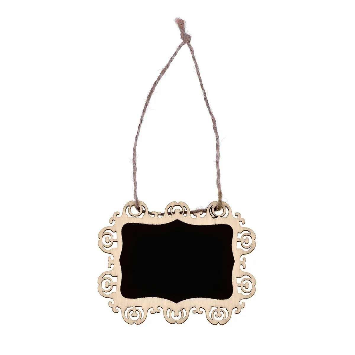 

Mini Blackboard Set 10pcs for Messages Hanging Chalkboard Signs Wedding Party Decorations Small Blackboard Tags Display Boards