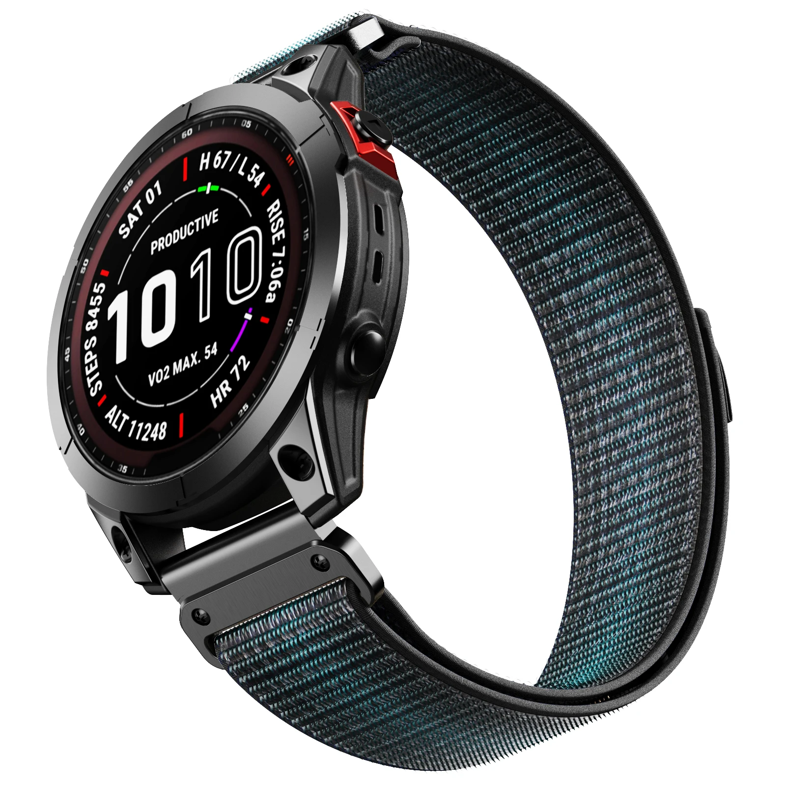 ANBEST-Pulseira de Nylon para Garmin Fenix, Correia para Garmin Fenix 7, 7Pro, 7X, 6X, 6 Pro, 5X, 5 Plus, Epix, Instinto, Pulseira Substituível, 22,