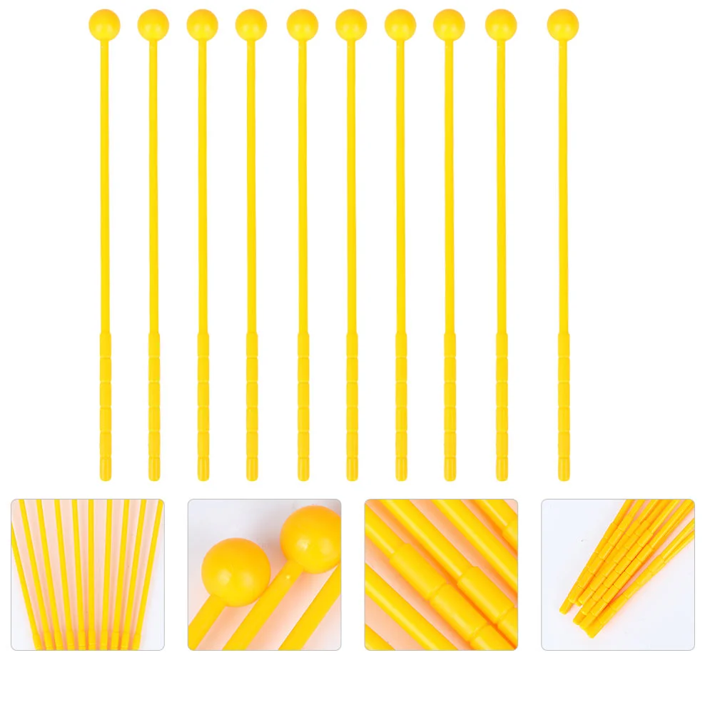 12 Pcs Drum Kit Hammer Stick Child Sticks Mallets Plastic Kids Early Education Drum Kitsticks Handheld