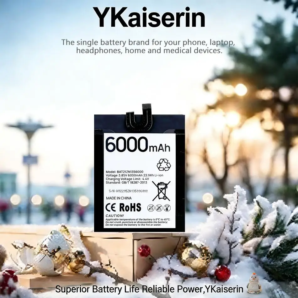 

Аккумулятор S98 BAT21ZN1356000 емкостью 6000 мАч с длительным сроком службы для мобильных телефонов Doogee