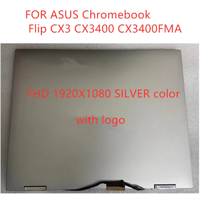 

Original Full Assembly 90NX04A1-R20010 FOR ASUS Chromebook Flip CX3 CX3400 CX3400FMA Laptop LED LCD touch Screen Digitizer