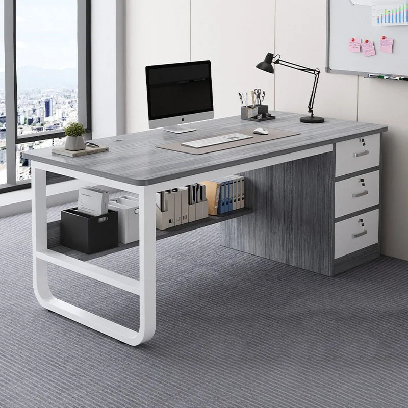 Chinese Creative Office Desk Decoration Fashion Unique Modern Aesthetic Office Desk Designer Escritorio Oficina Salon Furniture