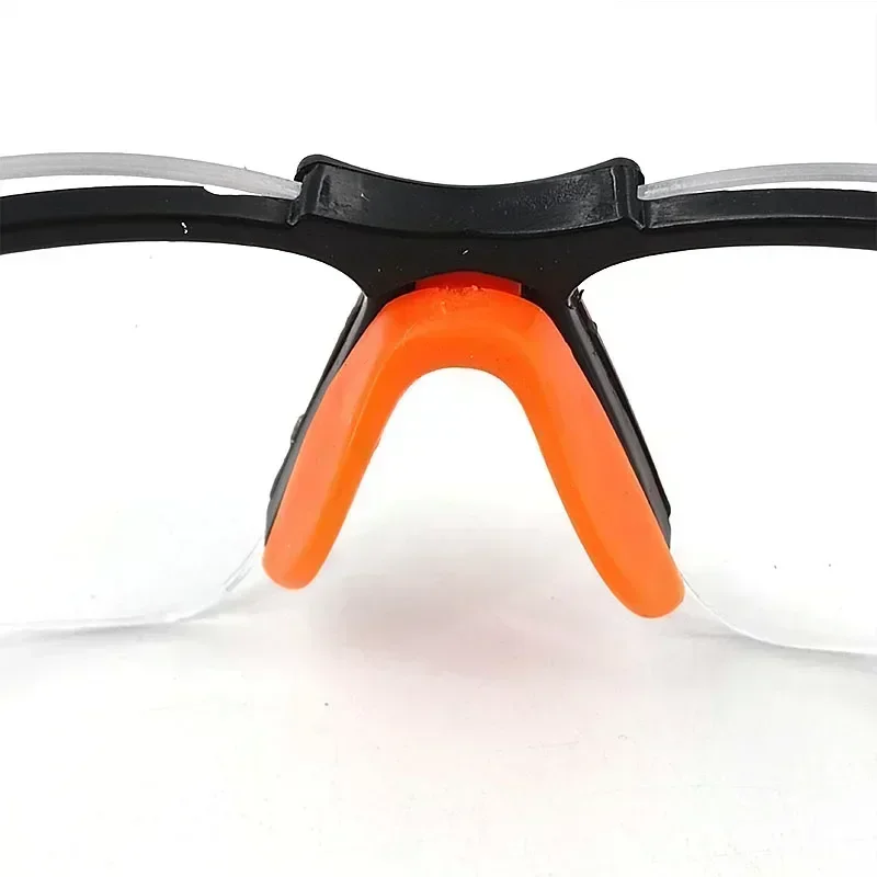 1 Pack Sandproof and Windproof Safe Cycling Clear Glasses 180° Wide View Work Laboratory Splashproof Safety Glasses