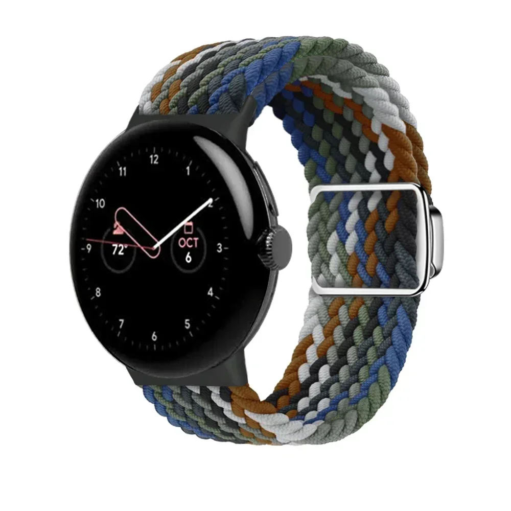 Магнитный нейлоновый плетеный ремешок-петля для Google Pixel Watch 2, сменный эластичный браслет, браслет Correa Pixel, ремень для часов