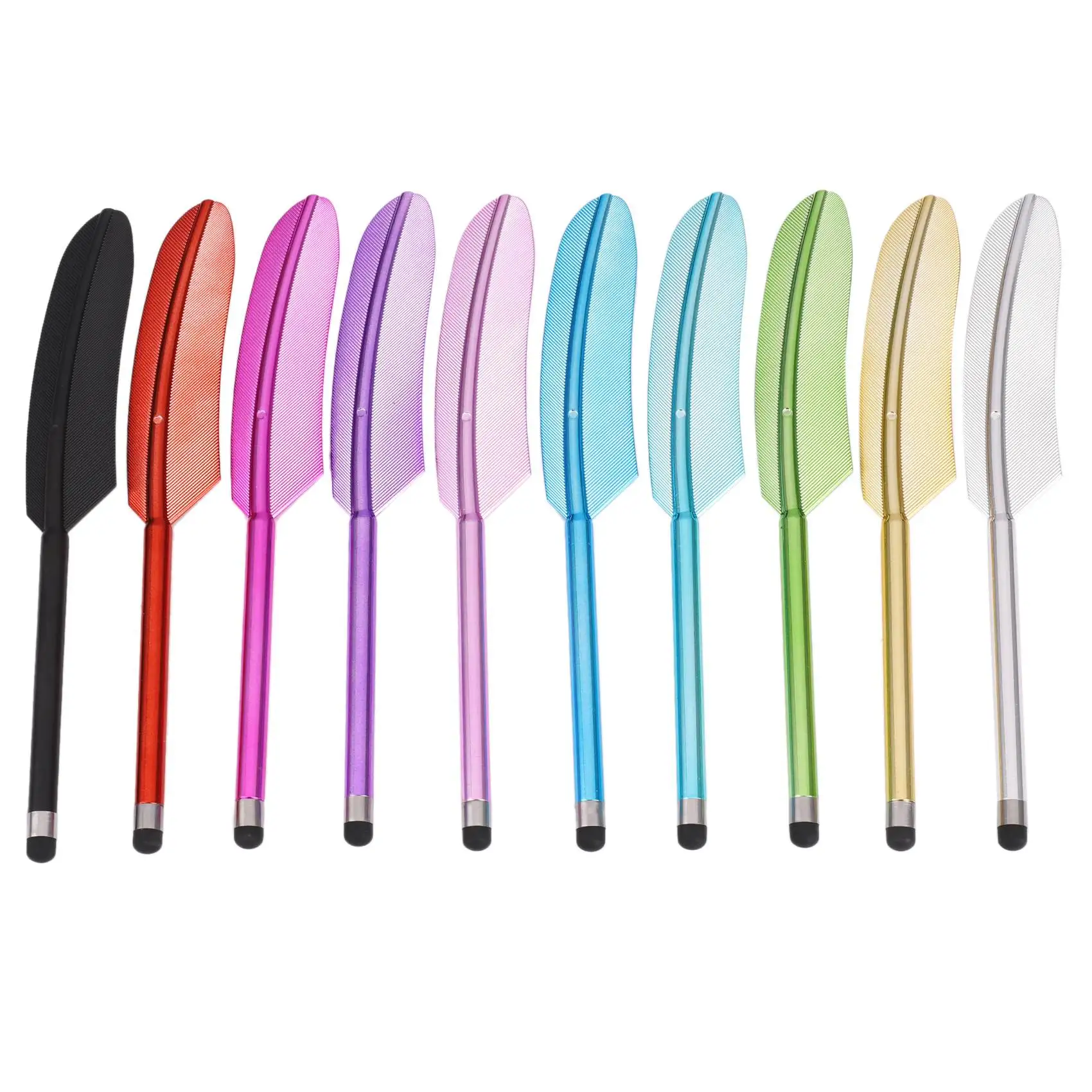 

ABDX-10 x Colorful Feather Handle Portable Stylus/Stylus Touch Pen Multi-function Earphone Jack Dustproof Plug Protection Cap