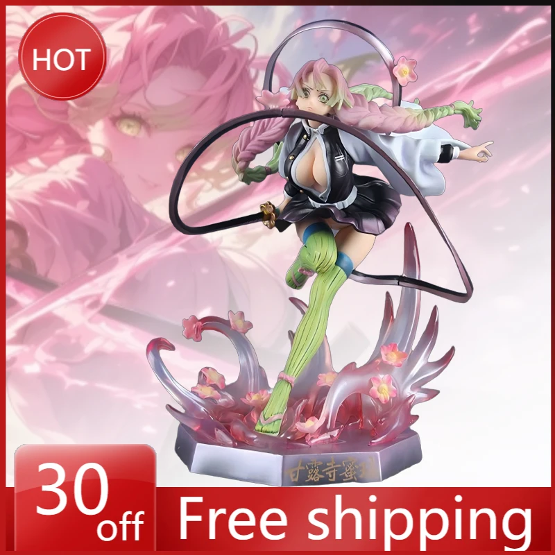 21 centimetri Demone Slayer Anime Figura Kanroji Mitsuri Periferia Action Figure Kimetsu No Yaiba Display di Alta Qualità Modello Regalo Giocattoli
