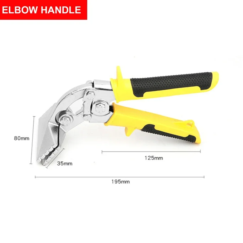 Blech biege zange Crimp zange Hands itzer Breit backen gerader Winkel Multi tool Kanten dichtung Elektriker Klapp zange – Detail 7
