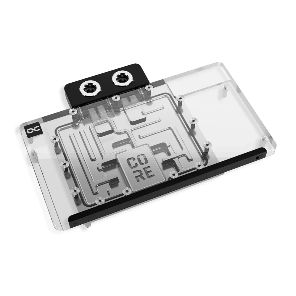Alphacool Core Water Block Serve For PowerColor Red Devil AMD Radeon RX 9070XT 16GB Graphics Card Cooler With Backplate