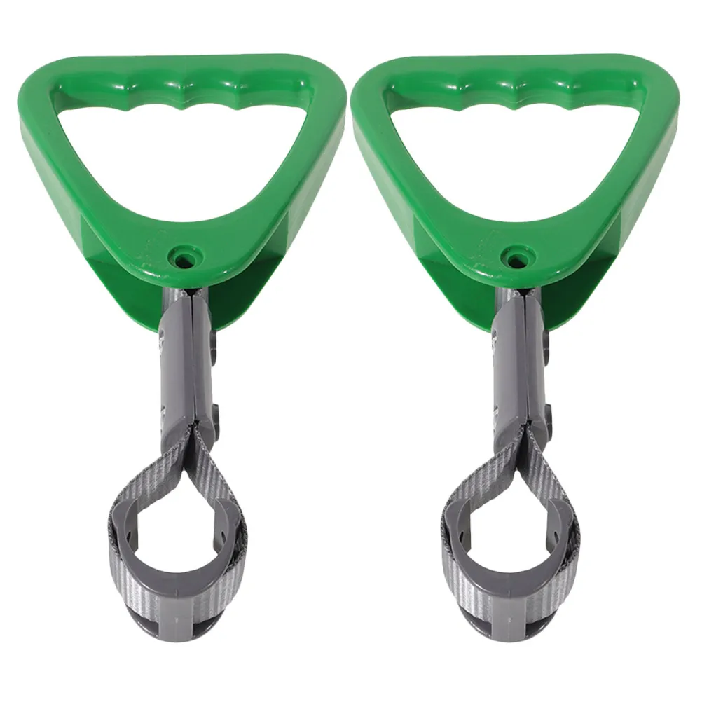 2pcs Portable Subway Train Bus Safety Handle Rings for Elderly & Disabled – Adjustable Car Grab Straps