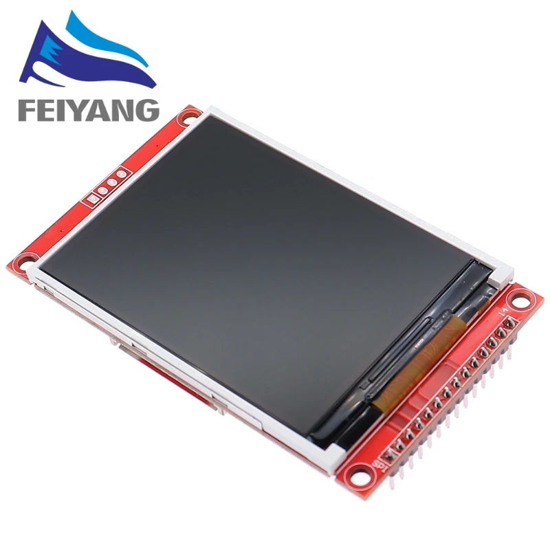 2.4 / 2.8 inch 240x320 SPI TFT Serial Port Module 5V/3.3V PCB Adapter Micro SD Card ILI9341 / ST7789V LCD Display For Arduino