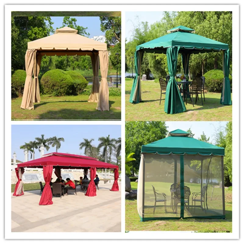 for Outdoor Shade Canopy Large Advertising Four Corner Tent for Garden Courtyard Activities Stall Roman Tent
