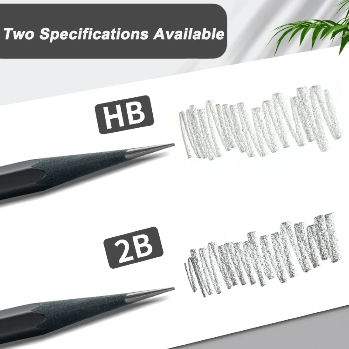 10Pcs 2BHB Holz Bleistifte Einfache Schwarz Standard Bleistift Koreanische Schreibwaren Schreiben Skizze Zeichnung Werkzeuge Kinder Geschenke Büro Liefert – Detail 4