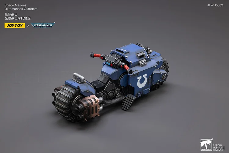 【الأصلي】JOYTOY Warhammer 40K 1/18 شخصيات الحركة مشاة البحرية الفضائية Ultramarines Outriders Brother Catonus ألعاب كلاسيكية #6