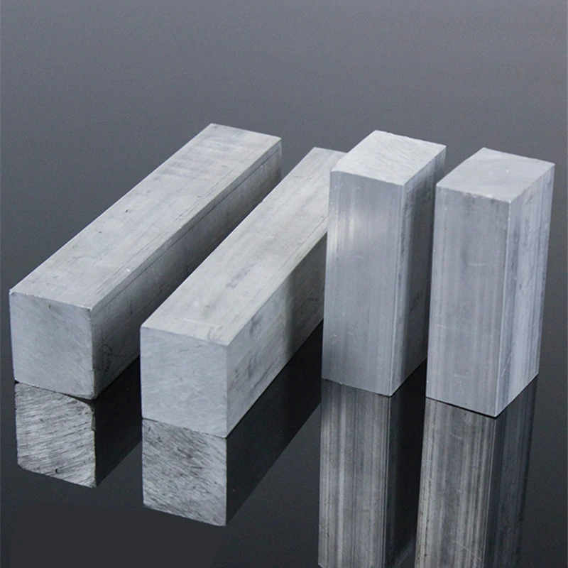 1PC 6061 Aluminum Square Bar Rod Diameter 4/5/6/8/10/12/15/18/20/22/25/30/35/45MM DIY Model Making Aluminum Profile Length 500MM