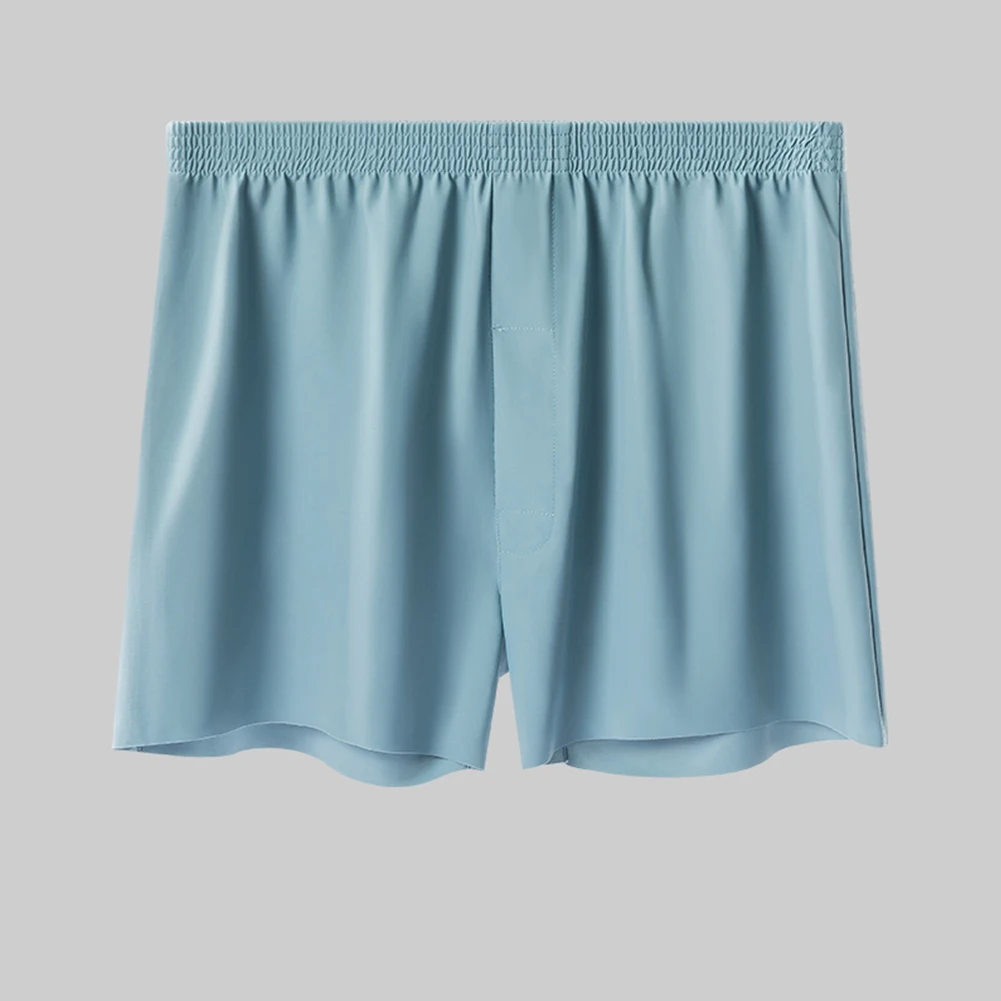 

Comfortable Mid-waisted Underwear Shorts Black Seamless Boxers Classic Style Comfortable Homewear New Condition