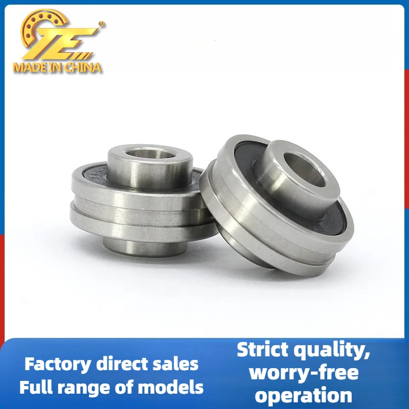 Stainless steel non-standard bearing S626RS double convex open single slot manufacturers supply deep groove ball bearings