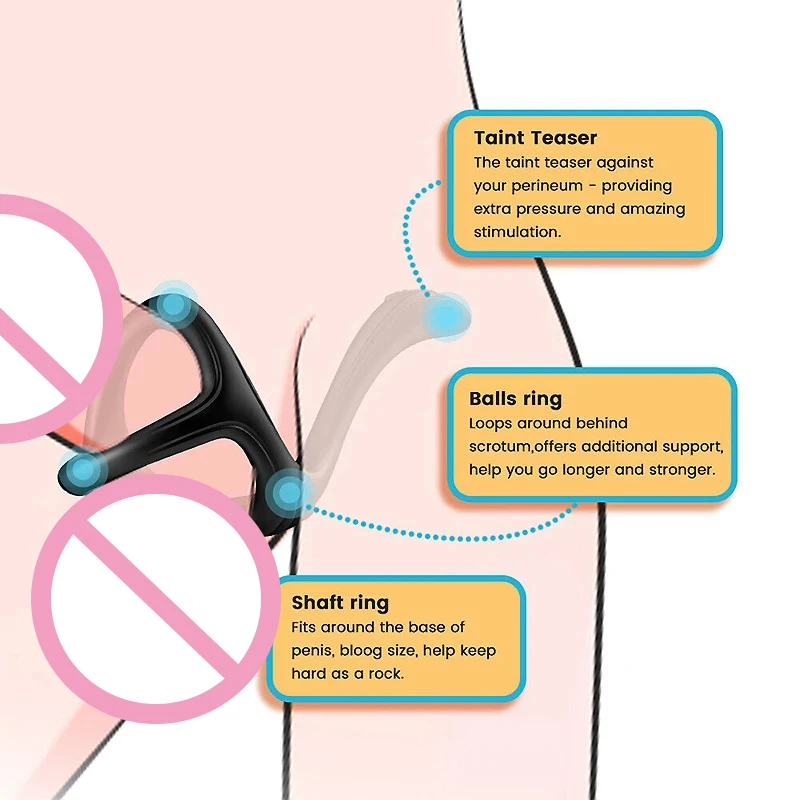 قابلة لإعادة الاستخدام سيليكون القضيب الدائري للرجال ، تأخير القذف ، خاتم القضيب ، ديك المكبر ، أقوى الانتصاب ، حلقات قابلة لإعادة الاستخدام ، لعبة الجنس #2