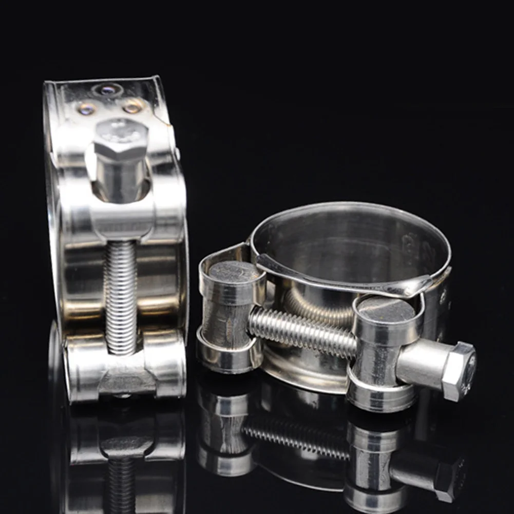 สแตนเลสเสริมสร้างแคลมป์ท่อแคลมป์วงกลมท่อน้ําท่อน้ํามันเชื้อเพลิงคลิปของแคลมป์รัดท่อน้ํา