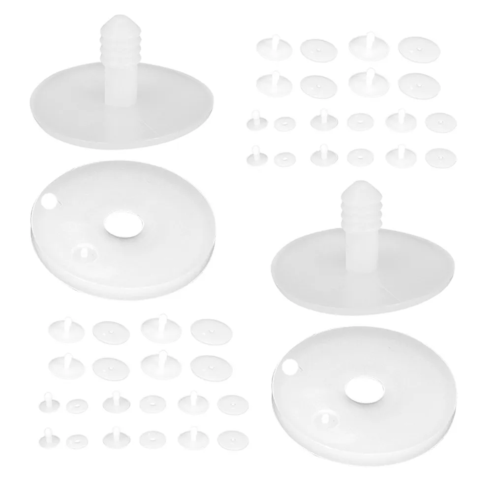 

100 шт. пластиковых шарниров для подвижных фигурок животных ручной работы, соединители для создания подвижных тел, аксессуары для рукоделия