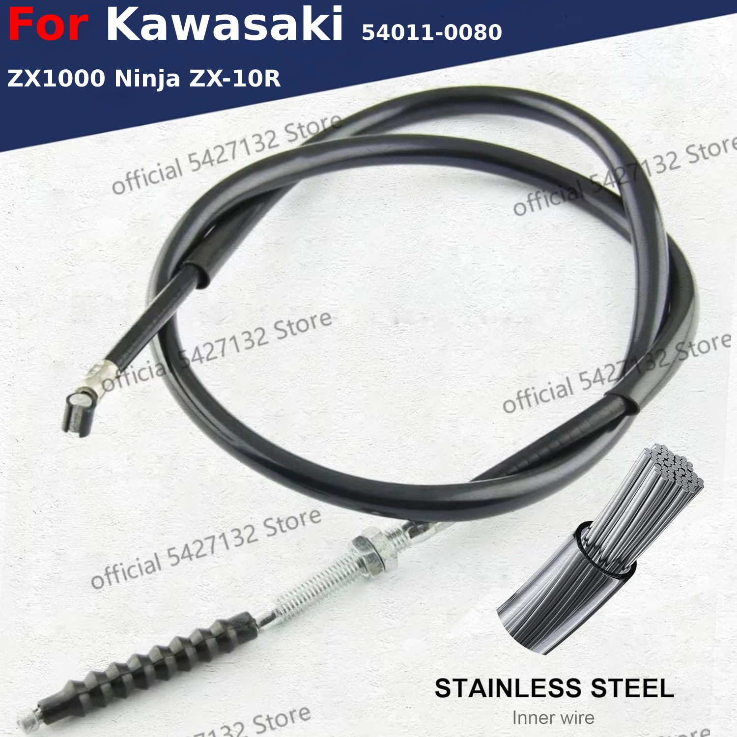 

Motorcycle Clutch Cable Clutch line For Kawasaki ZX600 636 ZX 600 Ninja ZX-6R ZX 6R 1995-2002 ZX-9R ZX 9R ZX900D 54011-1345