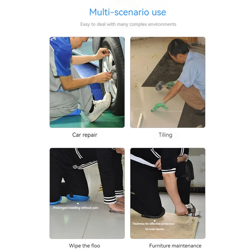 4 шт., наколенник, уличная защита колена, утолщенная спортивная наколенница для плитки, грязевого пола, кирпича, цемента, рабочих