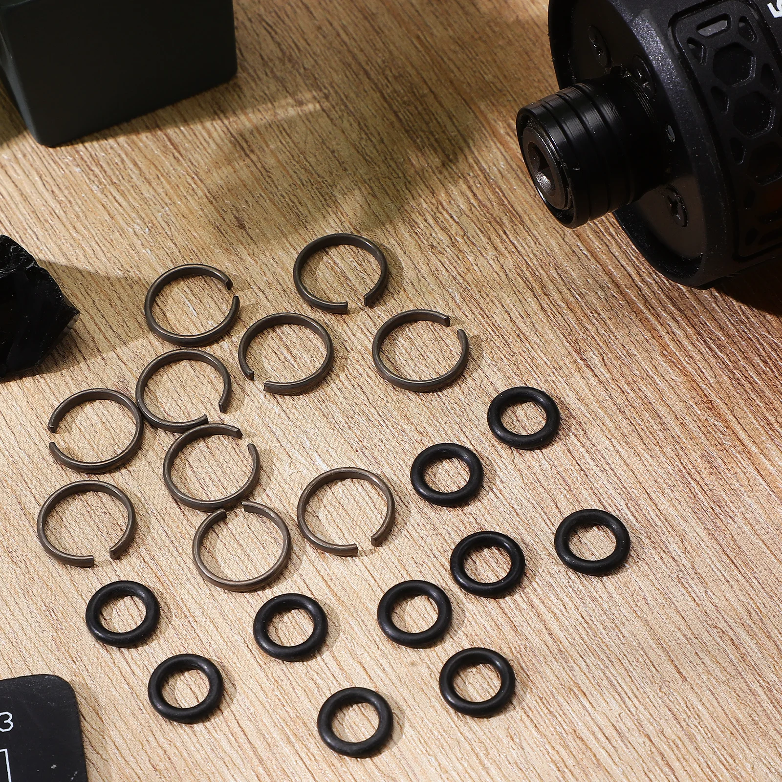 

10 Sets Impact Friction Ring Replacement for Drive Socket Retainer Impact Wrench Tool Parts with O Ring Wrench Ring
