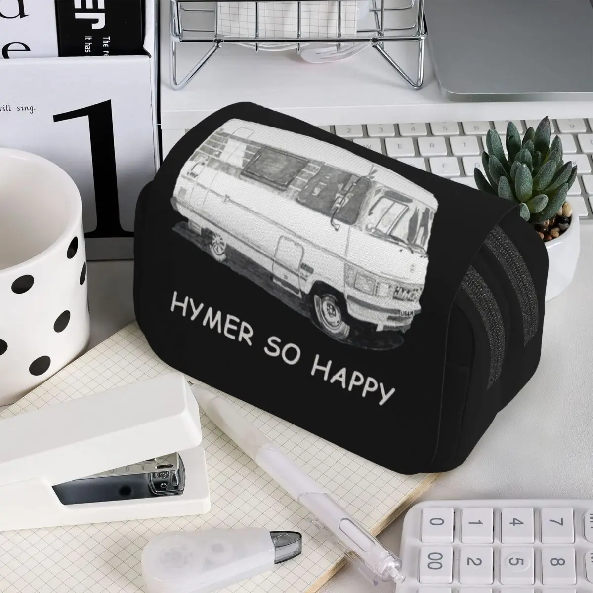

Пенал для детей «Когда я с тобой, я так счастлив» (Hymer So Happy) – школьный пенал-коробка, сумка для канцелярских принадлежностей, органайзер для ручек