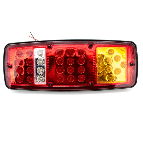Imagen 2 del producto Conjunto de luz trasera para coche, lámparas traseras, parada de freno impermeable, lámpara de marcha atrás para remolque, camión, coche, caravana, luz de 12V 24V