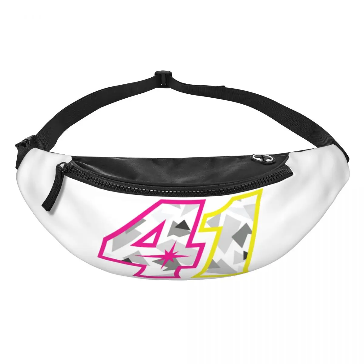 

Aleix Espargaro Number 41 Fanny Pack Men Women Crossbody Adjustable Waist Bag Travel Running Phone Pouch