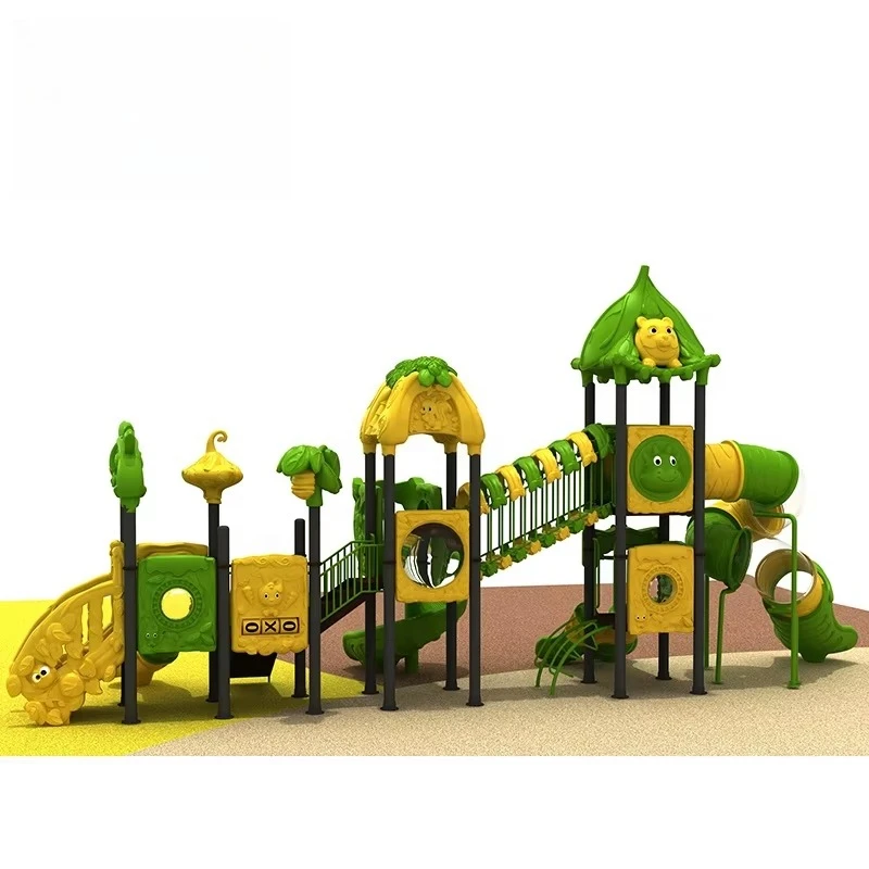 2025 new cartoon animal outdoor playground outdoor slide combination children's slide