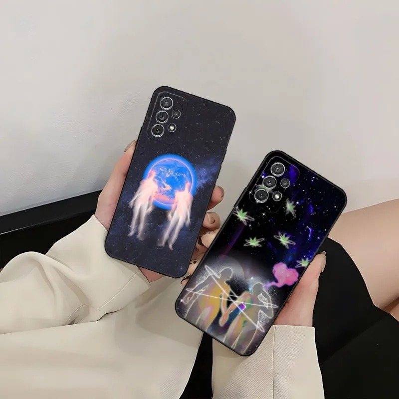 Spiritual Trippy Psychodelic Phone Case For Samsung A73 A14 A53 A52 A32 A54 A33 A13 A21 A34 A71 A31 A22 A50 A20 A40 A23 Cover