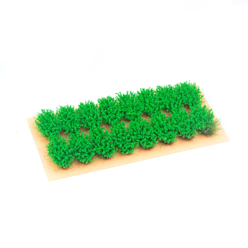 16Pcs/Box Train Railway Scale Model Making Flower Grass Cluster Train Railroad Scenery Micro Landscape for Diorama Model Layout