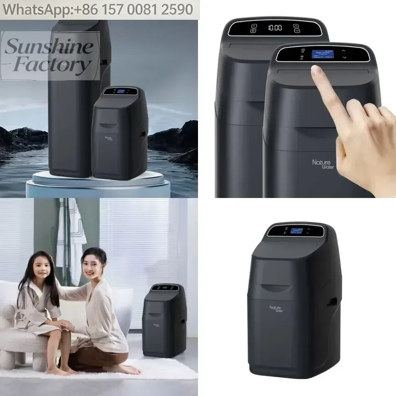 Whole House Water Softener All-in-One Central Purification, Large Flow, Anti-Scale, Salt Regeneration for Home & Commercial