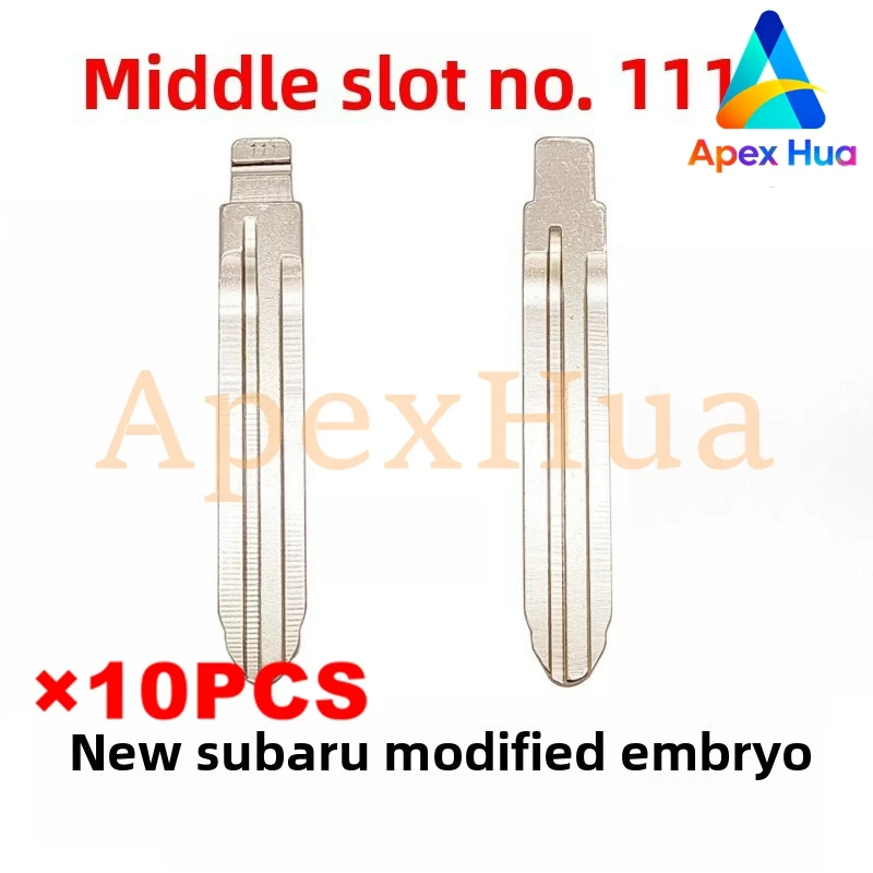 

Заготовка для ключей со средней канавкой No 111 для Subaru New Forester, складной медный ключ со средней канавкой, модификация