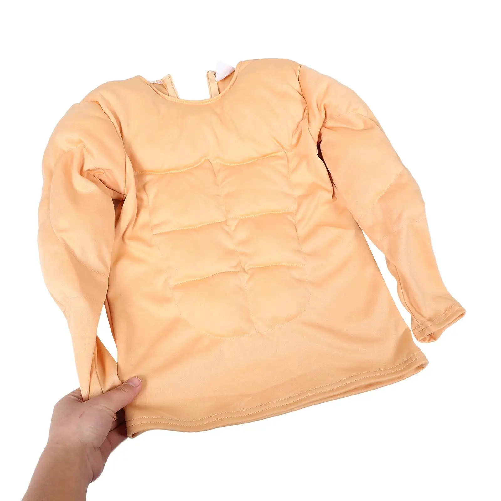 Traje masculino bege poliéster camisa falsa crianças roupa acolchoada colete cosplay trajes camisa falsa terno