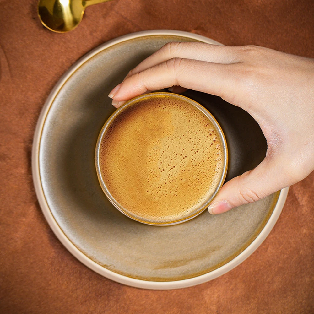 Retro Middle Eastern Style Espresso Cup Creative Ceramic Desert Camel Shape Coffee Mug Stoneware Gift for Friends