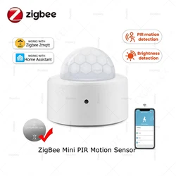 ZigBee Mini PIR Motion Sensor Smart Human Body Infrared Detector Home Automation Security Alarm Sensor Works With Home Assistant