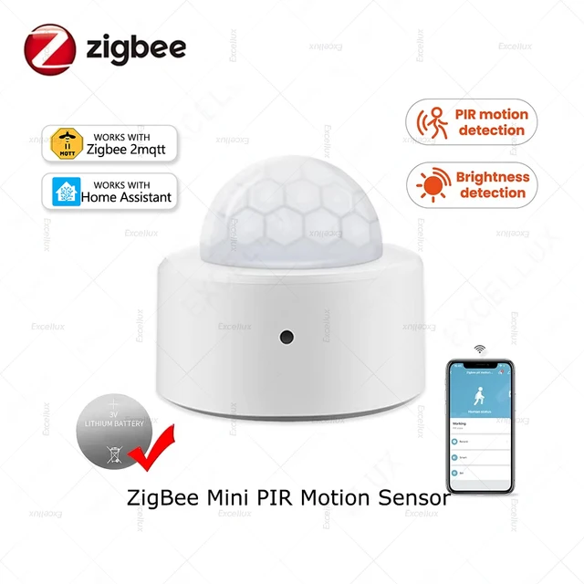 ZigBee Mini czujnik ruchu PIR inteligentny detektor podczerwieni ludzkiego ciała automatyka domowa czujnik alarmowy współpracuje z asystentem domowym