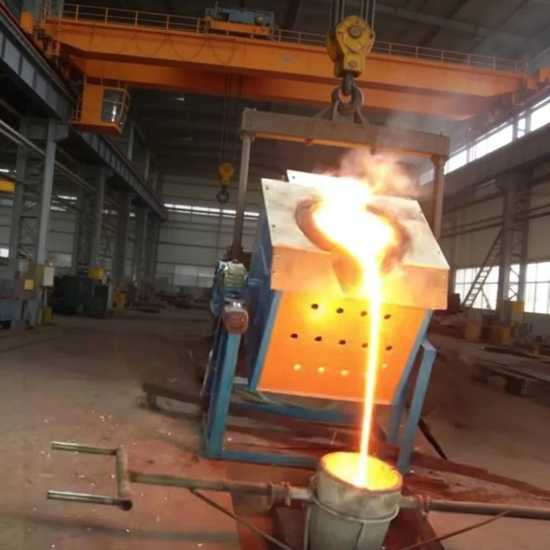 Heat Treatment Furnace 1700 Model Electromagnetic Induction Smelting Furnace, Chinese Wef Brand, 1900Kg/H Capacity