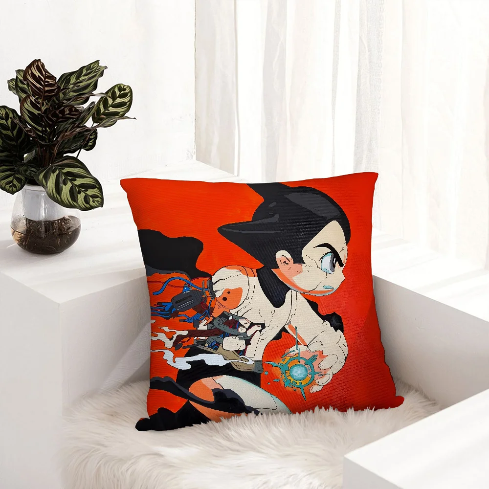 Anime A-Astro B-Boy Pillow Case Plush Fabric Soft  Pillowcase Double Sided Print   Cushion Cover Throw Pillow Cover