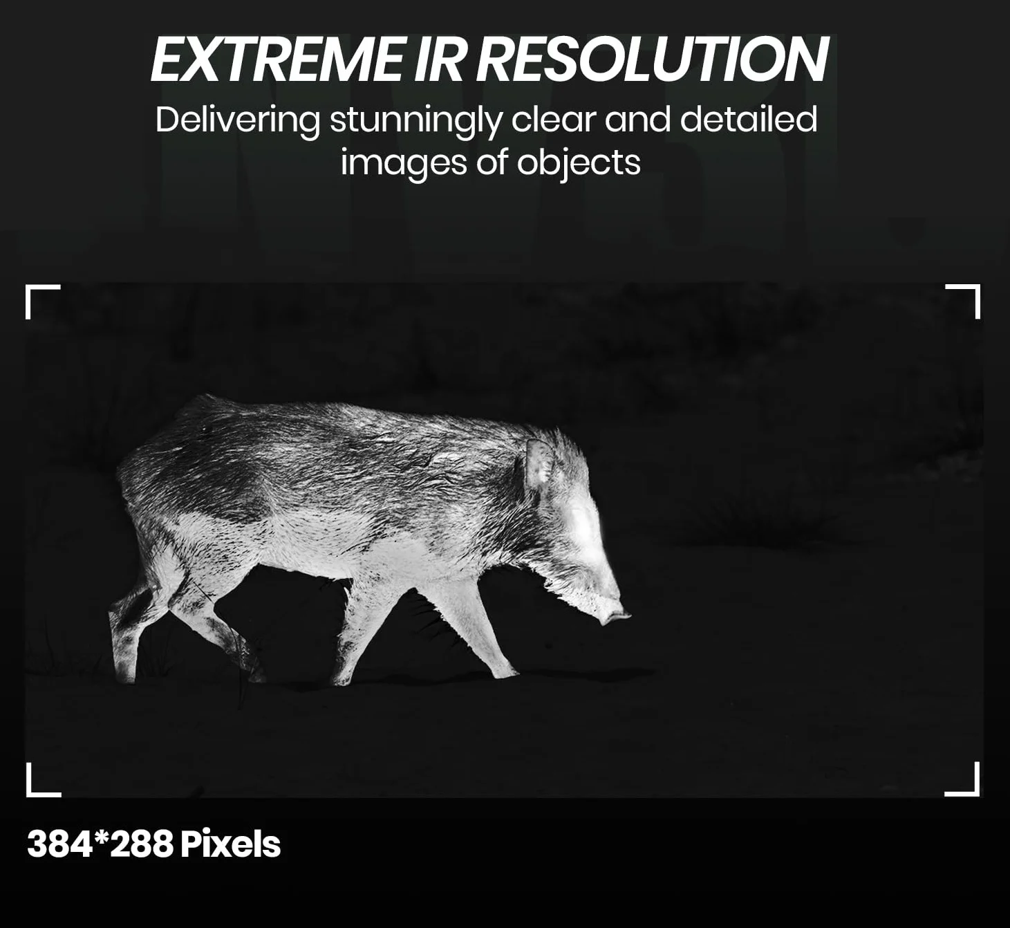 Hti HTC18 35mm Objective Lens Night Vision Hunting Thermal Sight Monocular Thermal Imaing Night Vision Scope Long Range