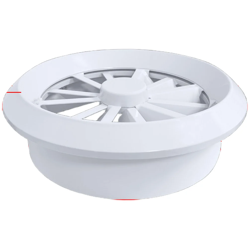 Double-Layer Swirl Air Outlet with Electric Thermostat Valve Made from ABS Plastic for Stable Temperature-Controlled Ventilation