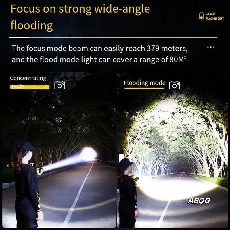 

Rechargeable Flashlights High Lumens, Powerful Tactical Flashlights, 5 Modes LED Flashlight Adjustable