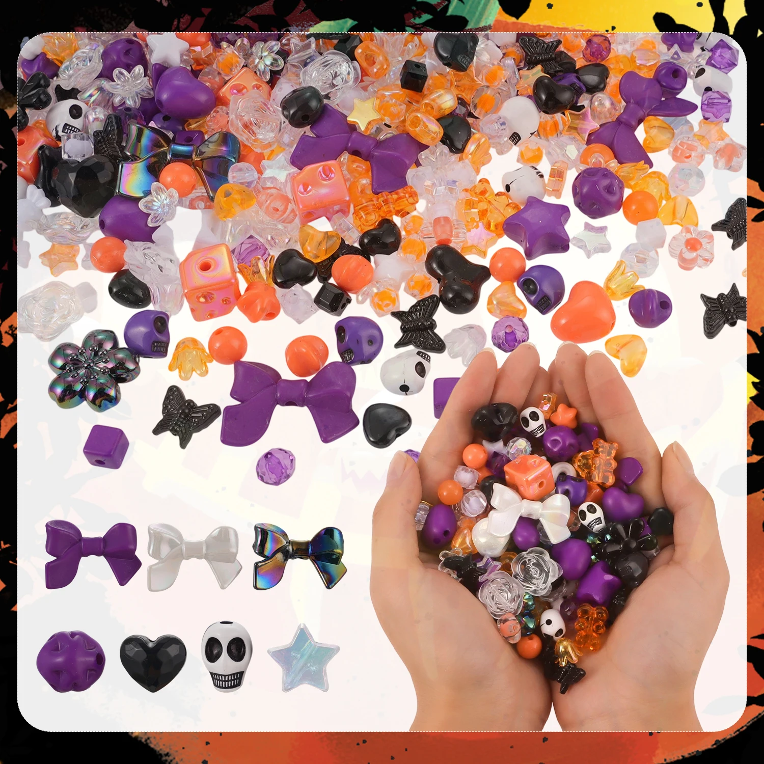 Halloween Christmas Acrylic Beads 2