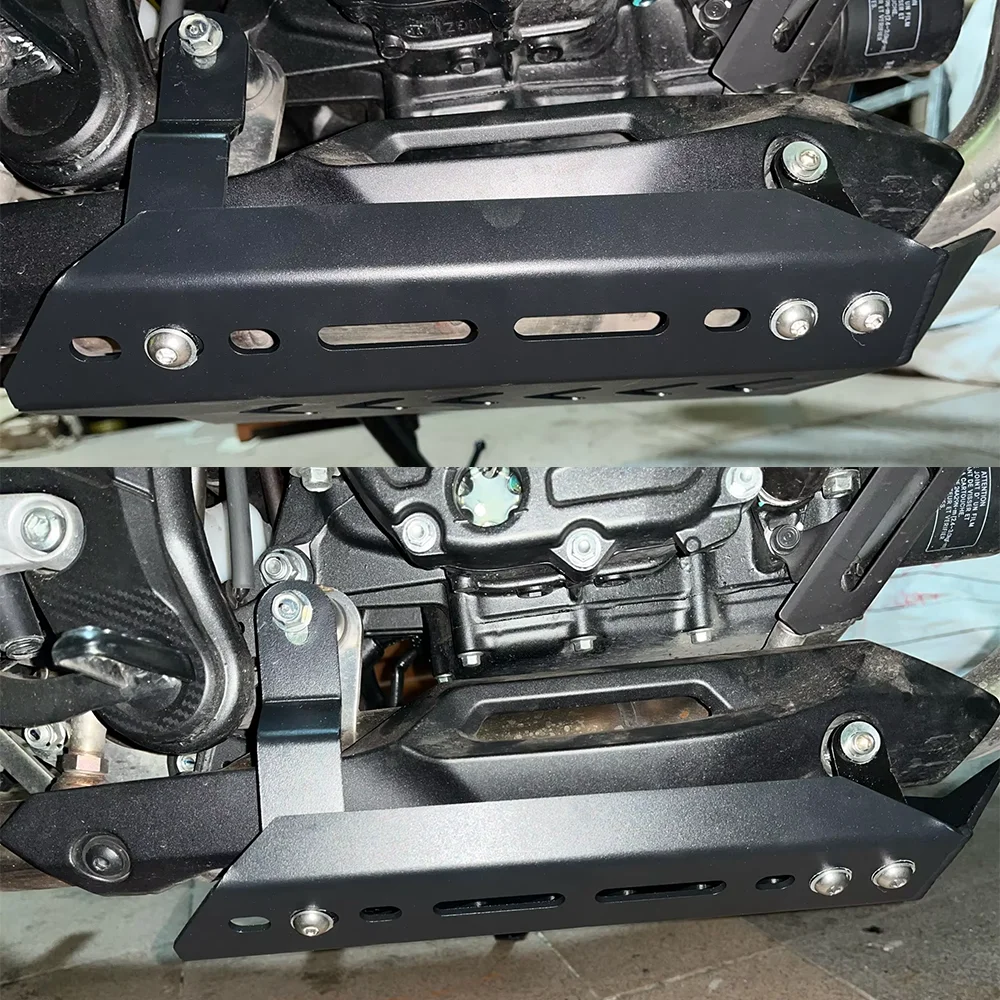 Für HONDA NX500 500NX NX 500 NX400 NX 400 Motorrad-Motorschutzabdeckung Fahrgestell-Unterfahrschutz Unterbodenschutzplatte – Detail 3